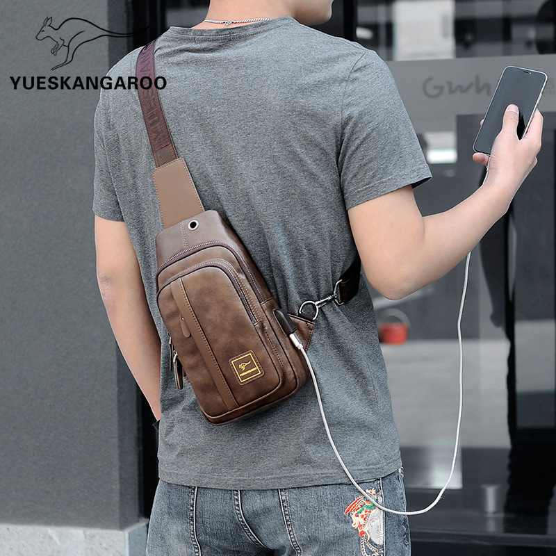 Mini Backpack Purse - Borsa da petto portatile per uomo