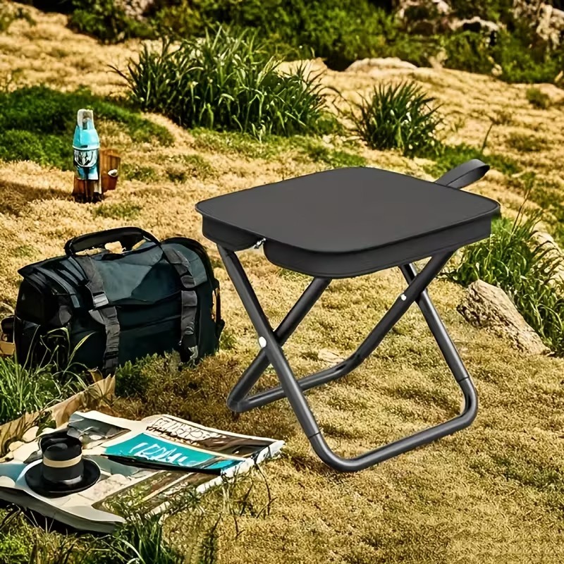 Foldable Backpack Small - Sgabello Pieghevole Portatile con Zaino, Sedia