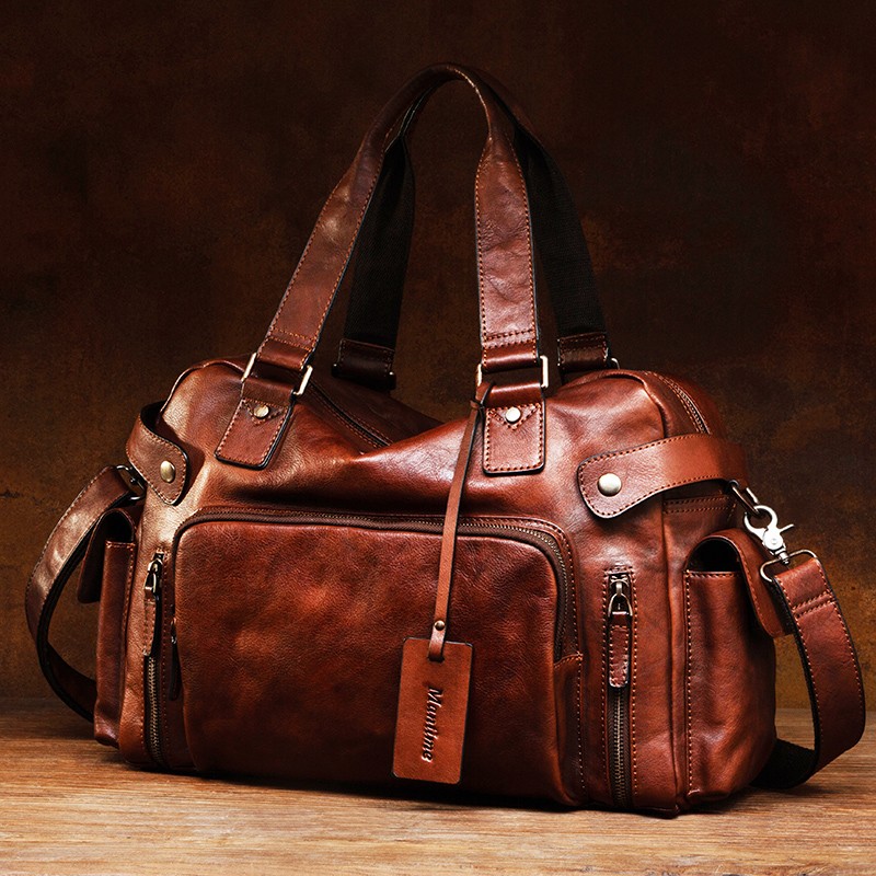 Canvas Backpack Casual - Borsa da uomo vintage con gomma