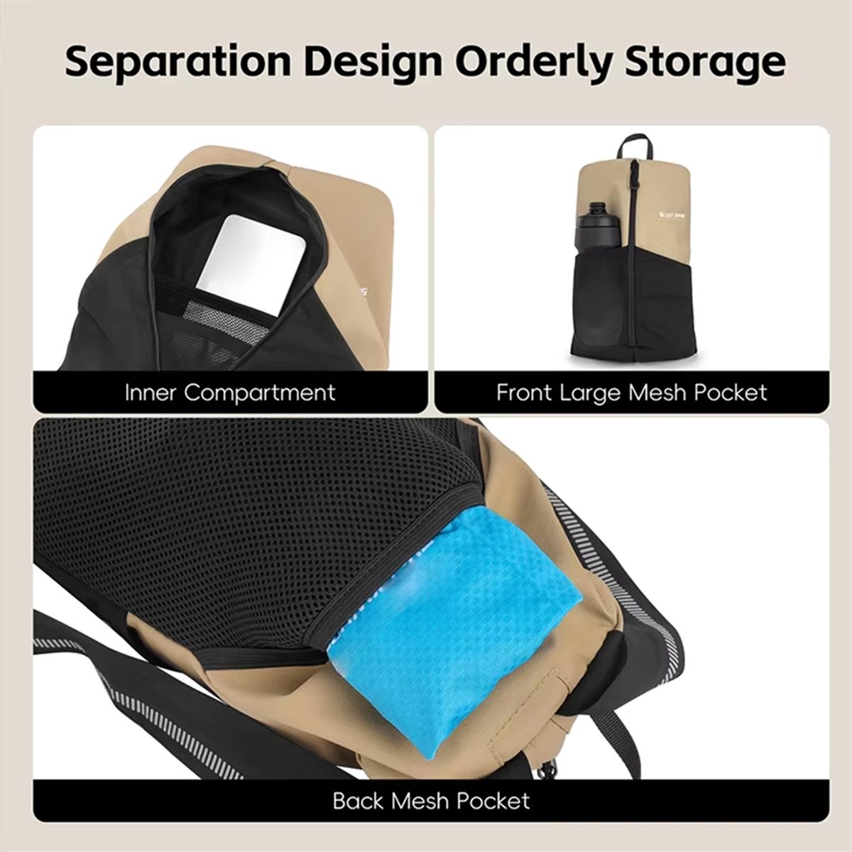 Hiking Backpack Waterproof - Zaino da Ciclismo A61P Grande Capacità