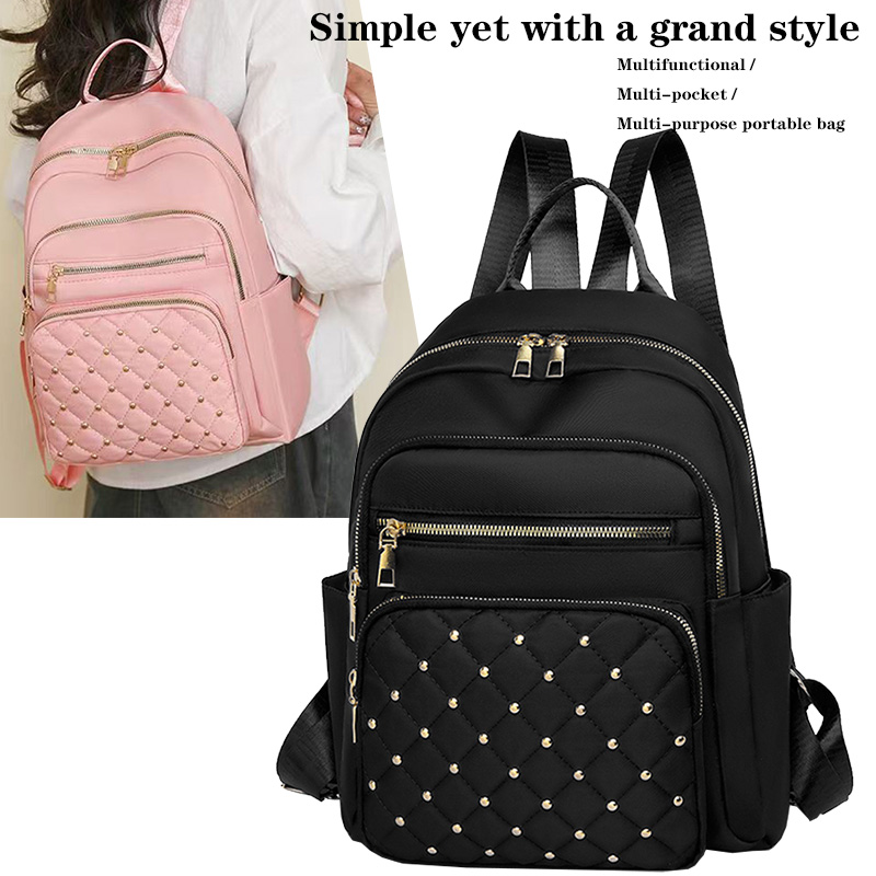 Canvas Backpack Casual - Zaino da donna in tessuto morbido