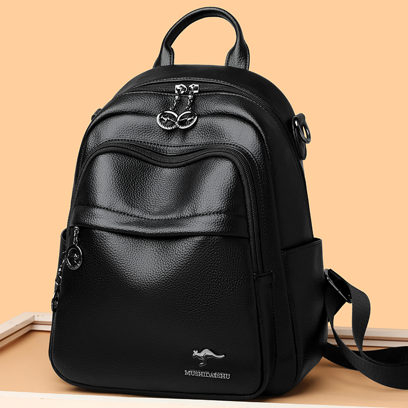 Travel Backpack Anti Theft - Zaino Impermeabile in Pelle PU 2026