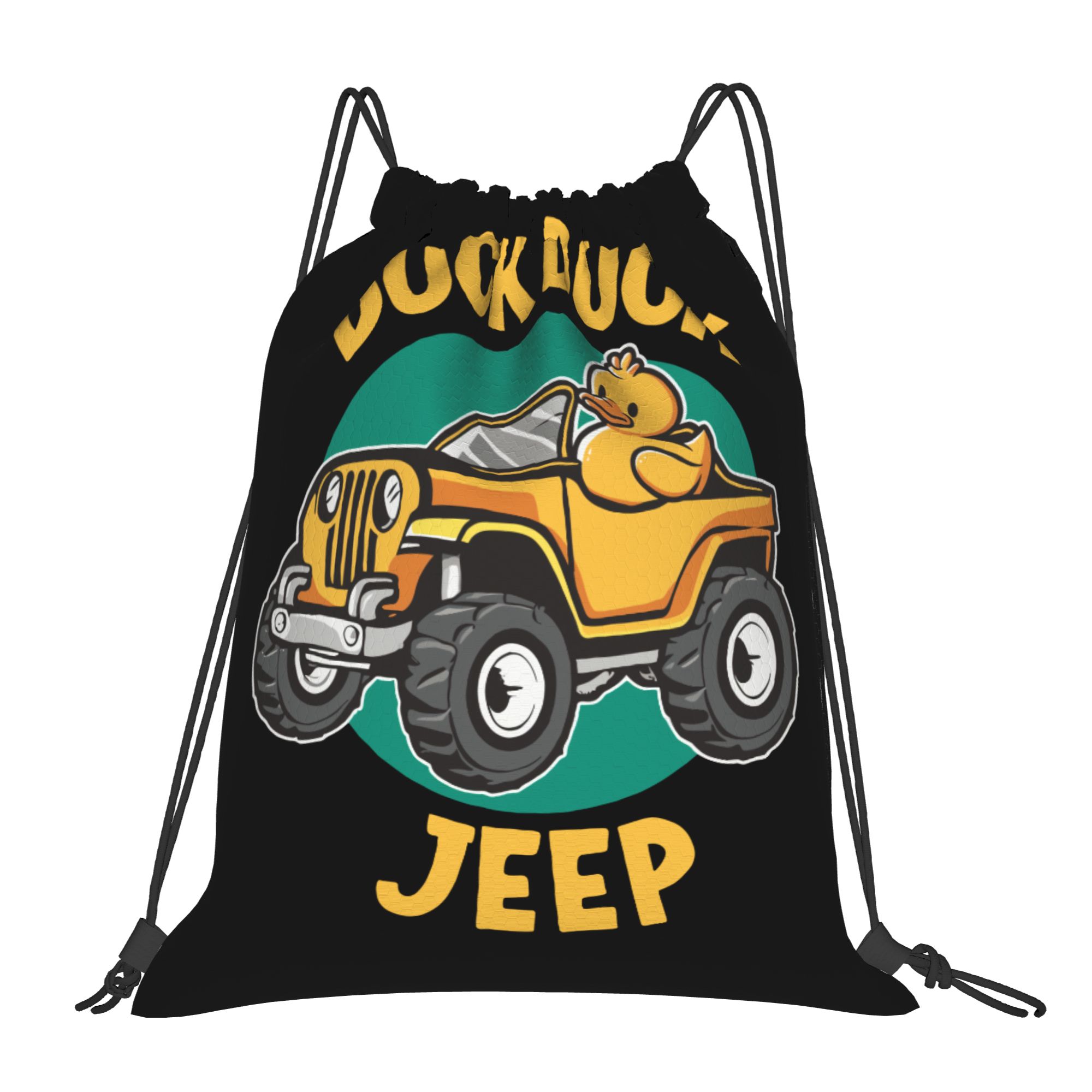 Drawstring Gym Bag - Zaino con coulisse personalizzato Duck Duck