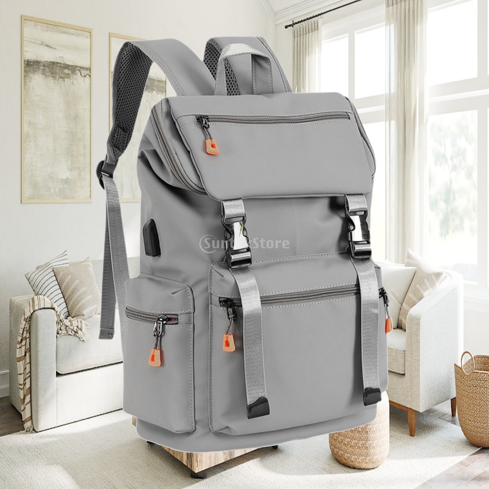 Fashion Backpack Women - Zaino Casual con Organizer, Tasche e