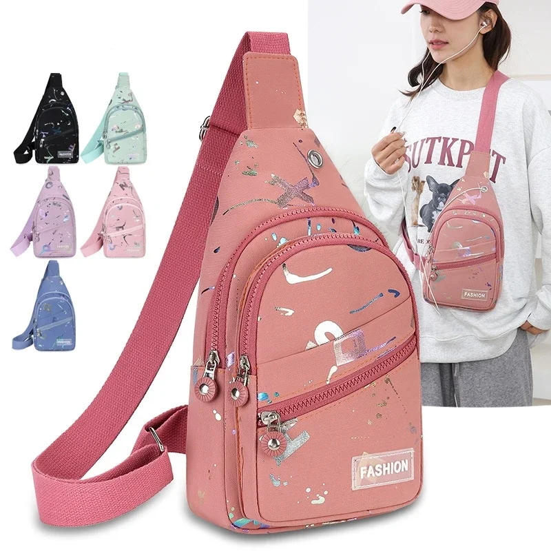 Sling Backpack Shoulder - Borsa a Tracolla da Donna Leggera,