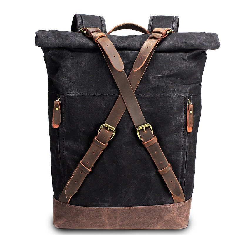 Leather Backpack Vintage - Zaini in pelle di tela retrò