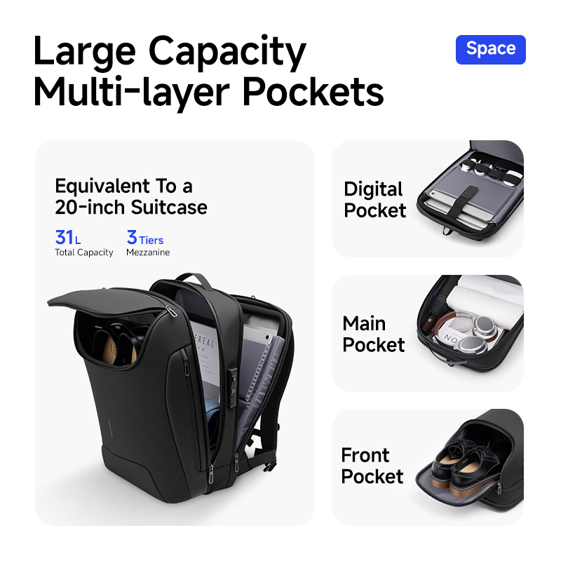 Zaino Smart da Uomo MARK RYDEN - Travel Backpack Anti Theft recensione e prezzo