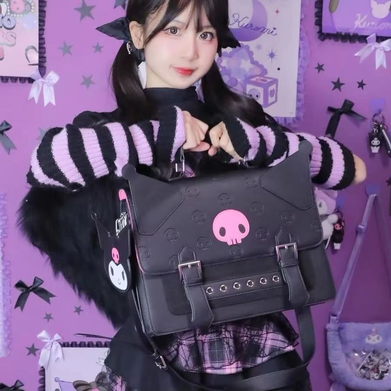 Nuova borsa a tracolla Kuromi  - School Backpack Teen recensione e prezzo