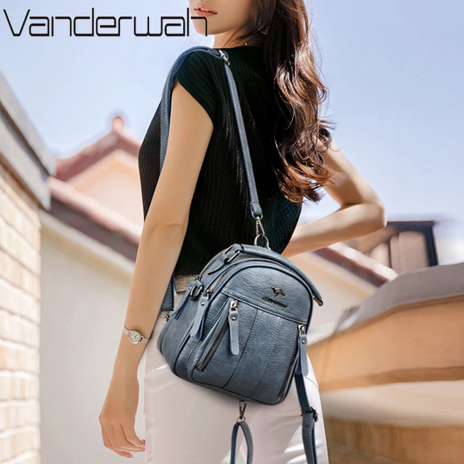 Zaini in pelle 4 in 1 Borsa a  - Mini Backpack Purse recensione e prezzo