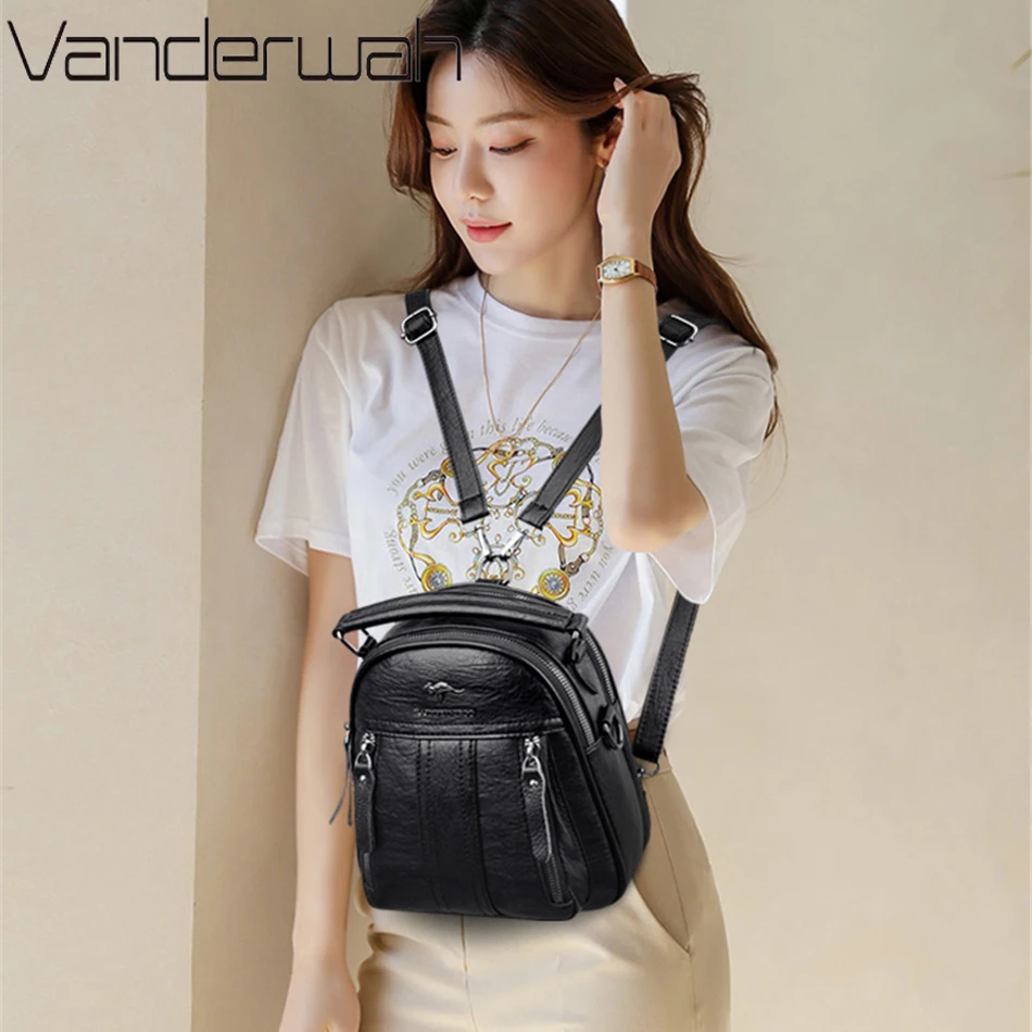 Zaini in pelle 4 in 1 Borsa a  - Mini Backpack Purse recensione e prezzo