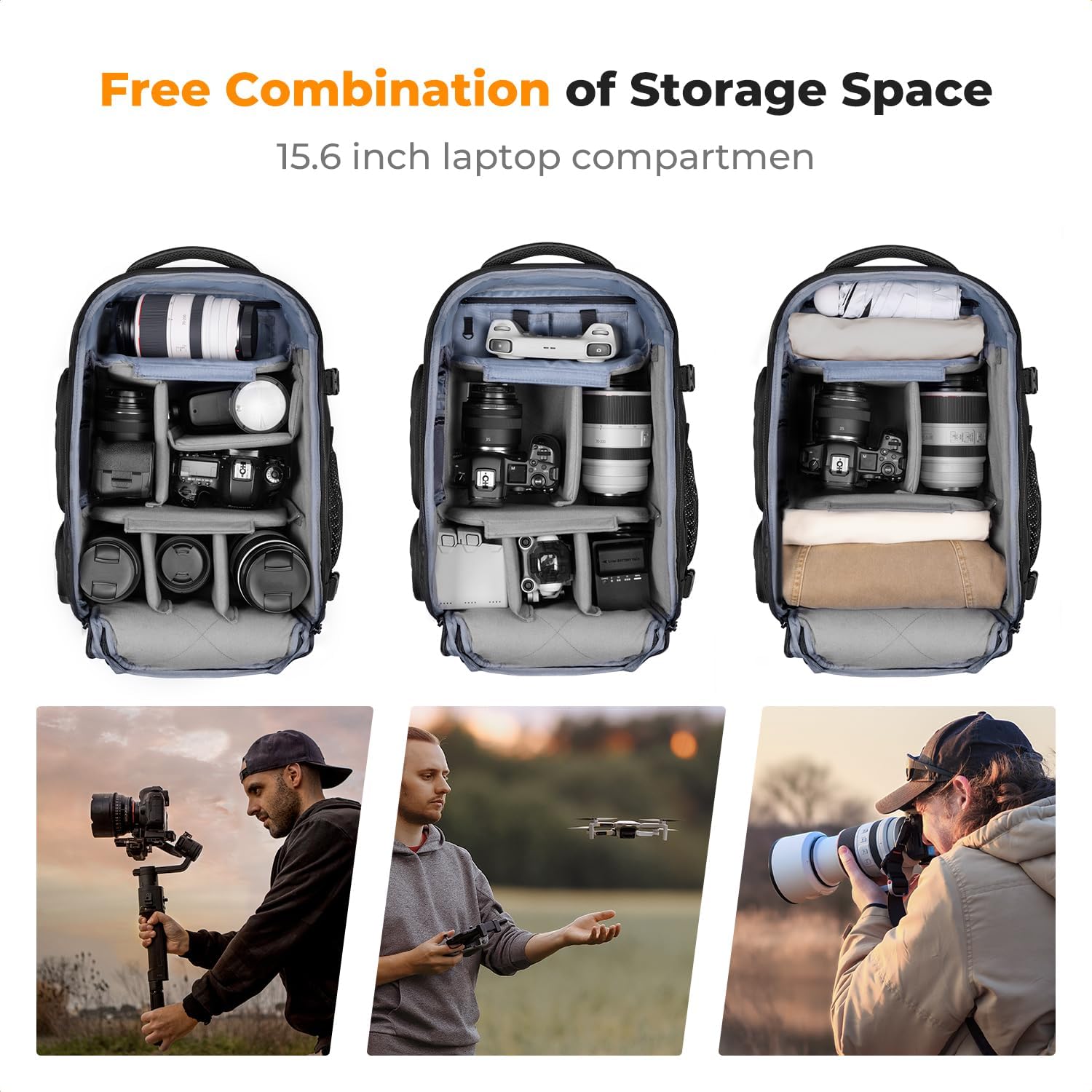 Zaino per Fotocamera K&F CONCE - Rain Cover Backpack recensione e prezzo