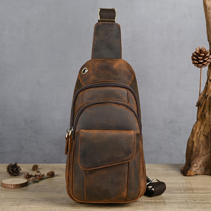 Borsa da Petto Multifunzione d - Leather Backpack Vintage recensione e prezzo