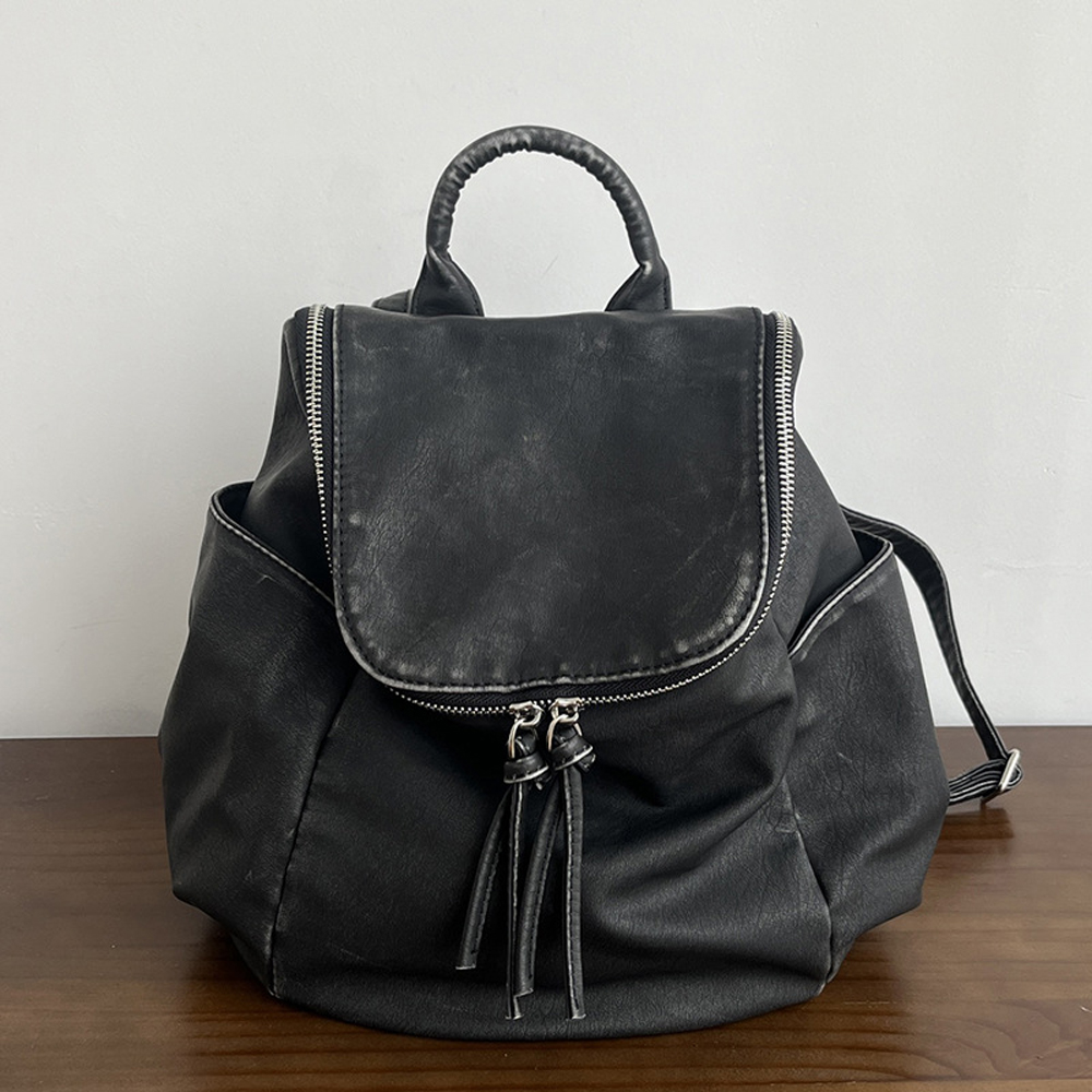 Nuovi zaini firmati Annmouler  - Leather Backpack Vintage recensione e prezzo