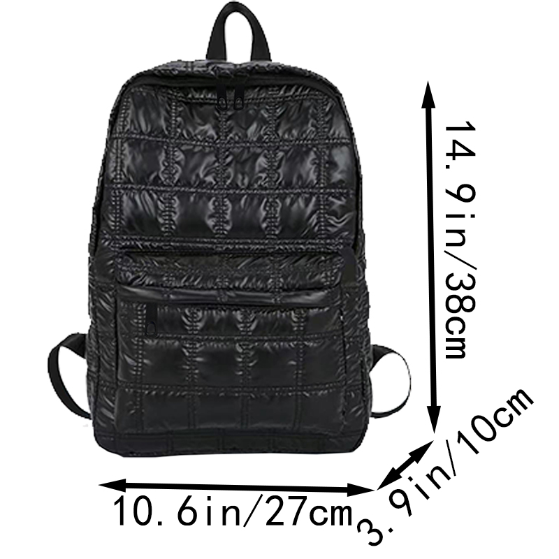 Zaino lucido elegante e alla m - Canvas Backpack Casual recensione e prezzo