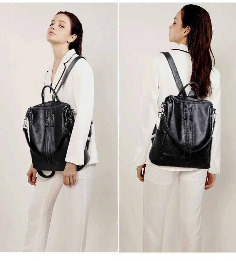 Zaino da donna in morbida pell - Canvas Backpack Casual recensione e prezzo