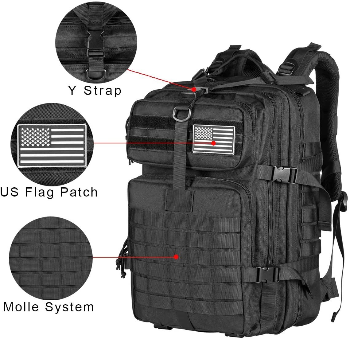 Zaino tattico militare AA 60L, - Urban Backpack Tactical recensione e prezzo