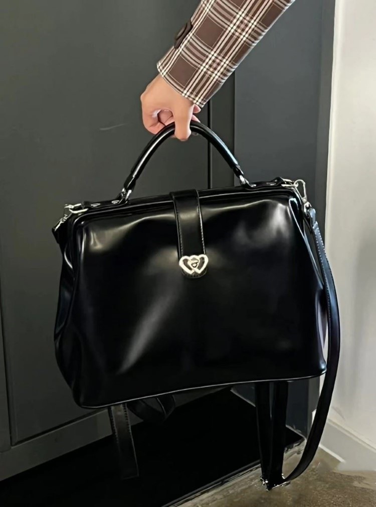 Vintage Nero Y2k Mochila Donna - Leather Backpack Vintage recensione e prezzo