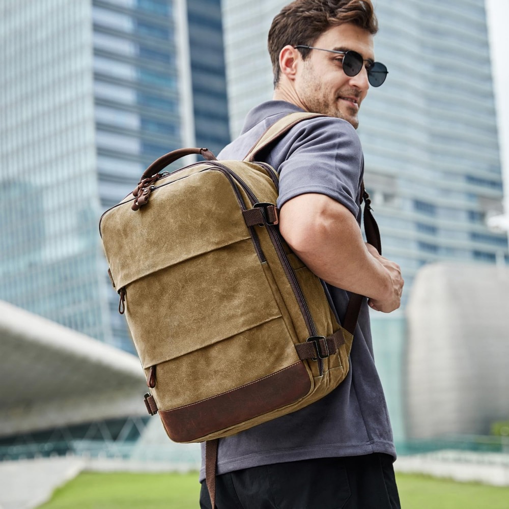 Zaino da Viaggio per Uomo - Ba - Canvas Backpack Casual recensione e prezzo