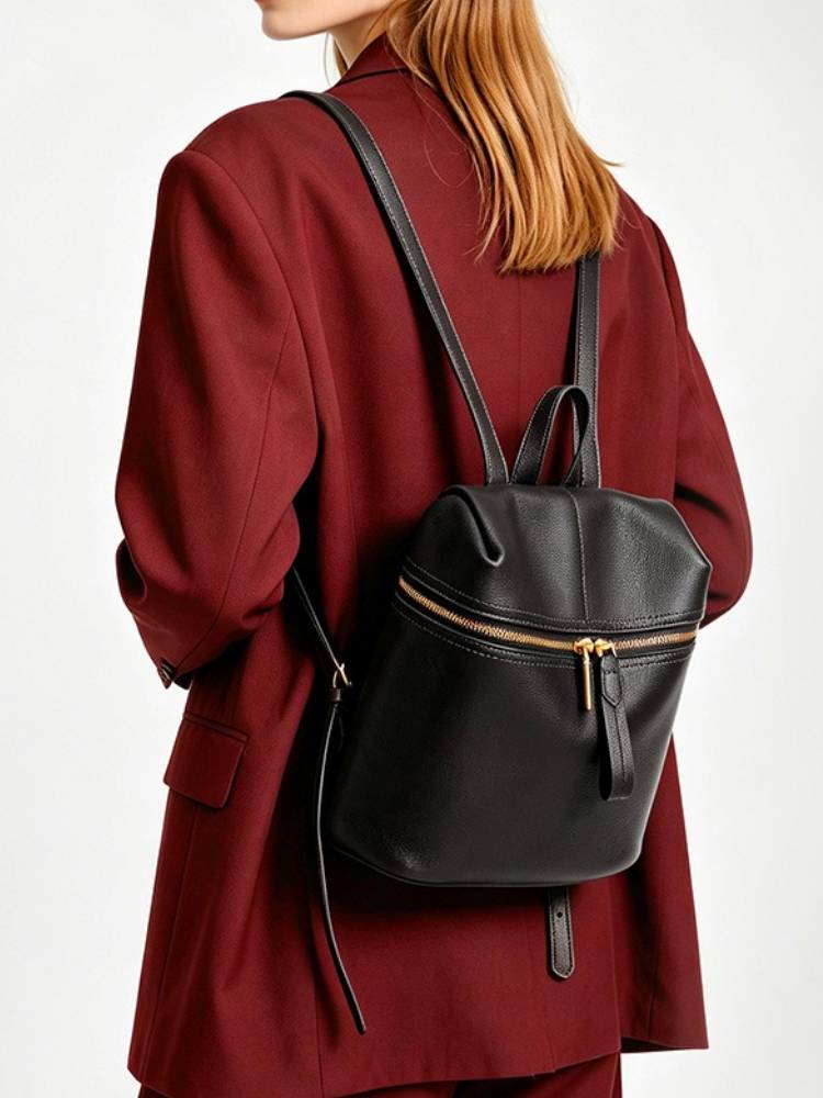 Zency Zaino in Vera Pelle da D - Leather Backpack Vintage recensione e prezzo
