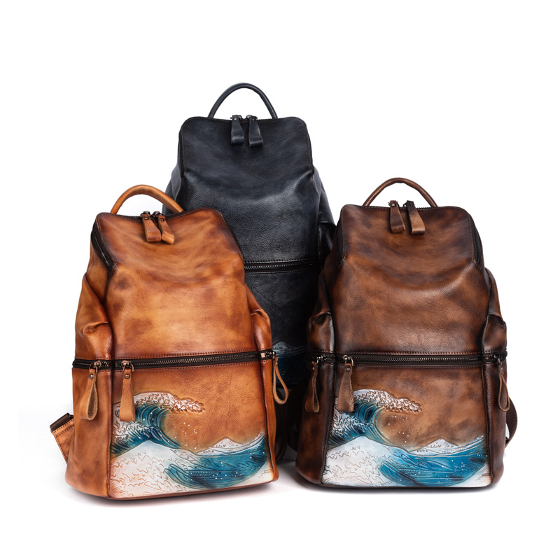 Zaino da donna in vera pelle m - Leather Backpack Vintage recensione e prezzo