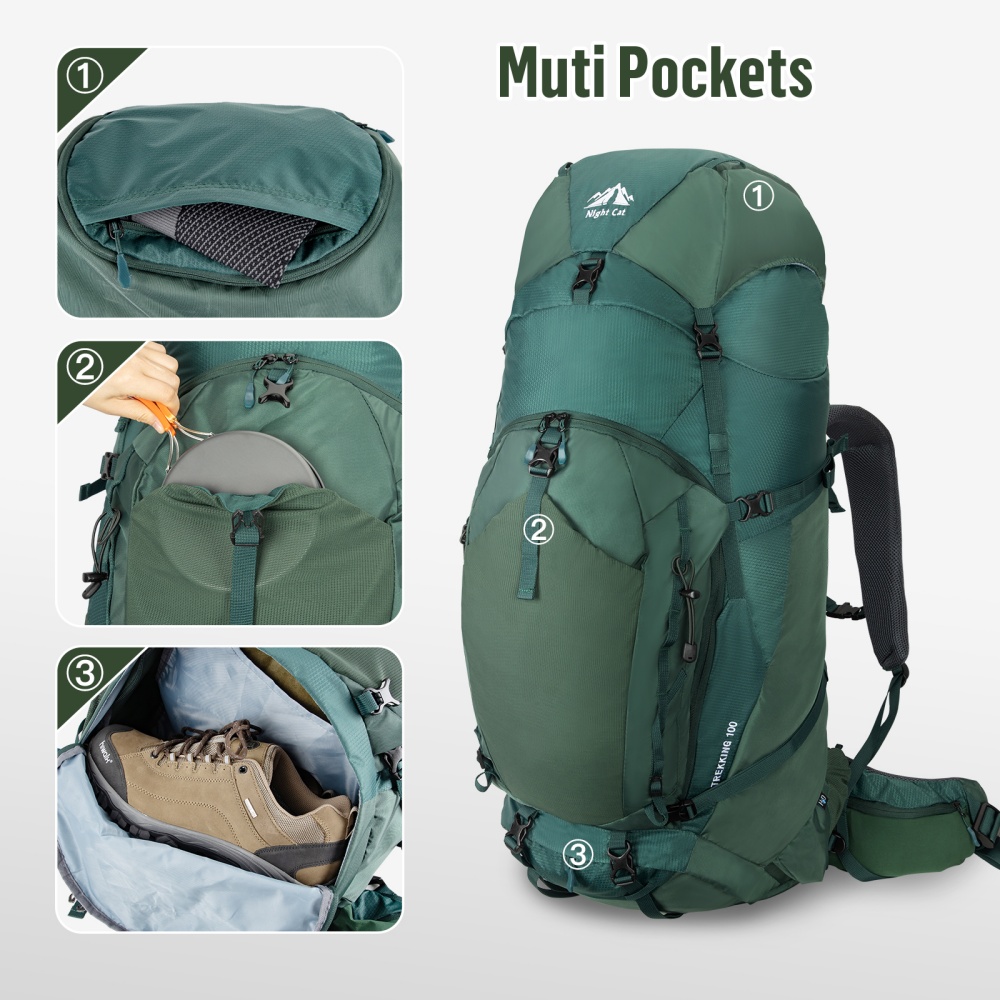 Zaino da Escursionismo Night C - Rain Cover Backpack recensione e prezzo